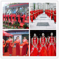 多元文化融合 外籍礼仪模特与魔术小丑点亮现代开业庆典